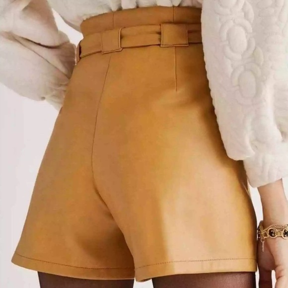 Avec Les Filles Faux Leather shorts - Picture 3 of 6